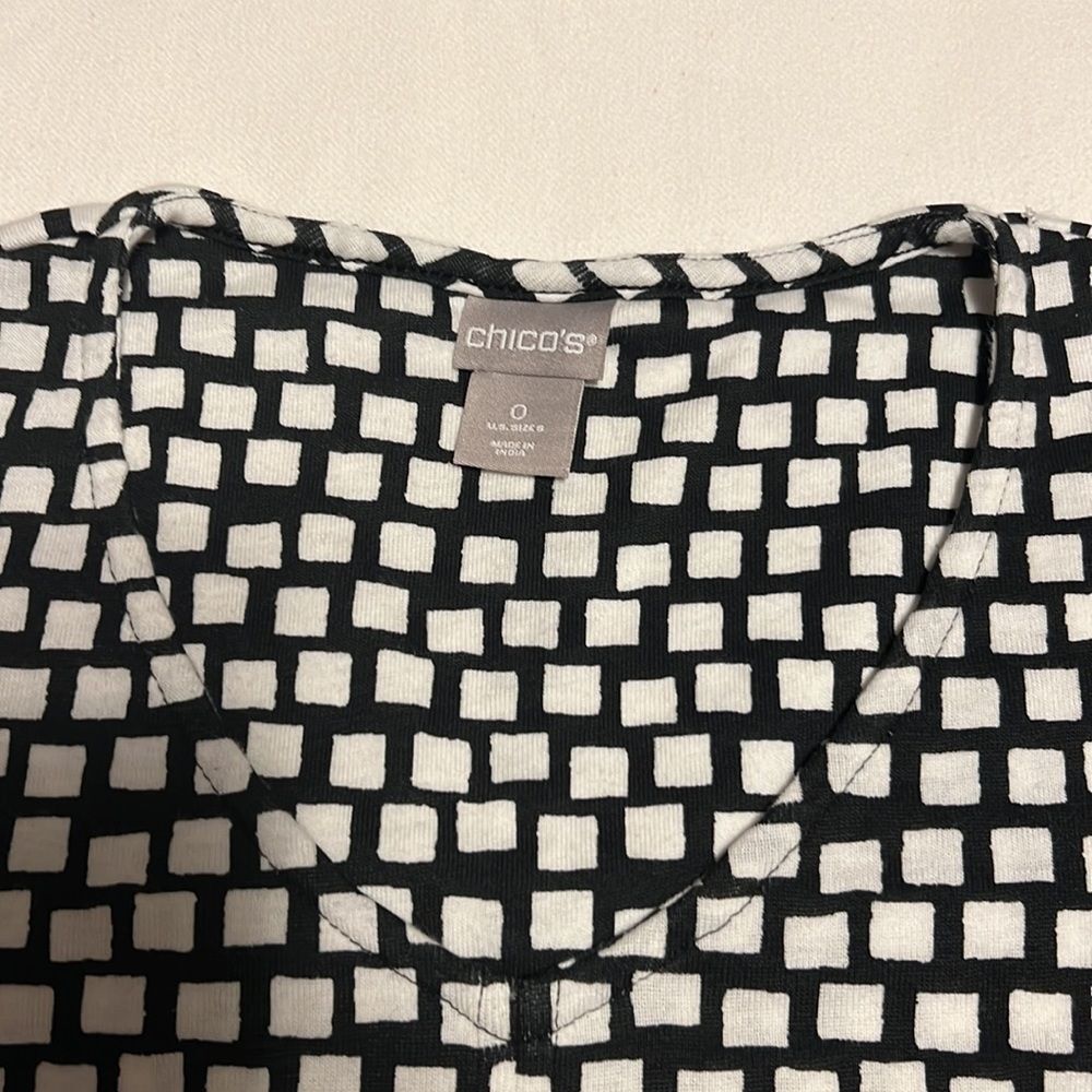 Pima cotton Chico’s shirt (Chico Size 0) - Picture 5 of 6